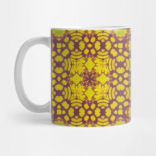 Green and Purple Block Pattern  - WelshDesignsTP004 Mug